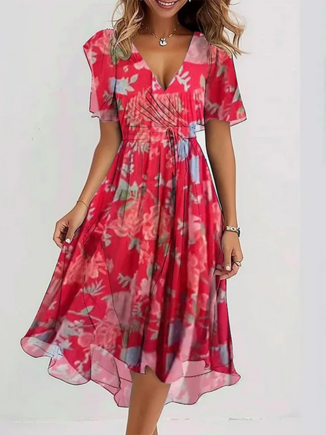 Leanne™ - Casual Boho Gradient Dress