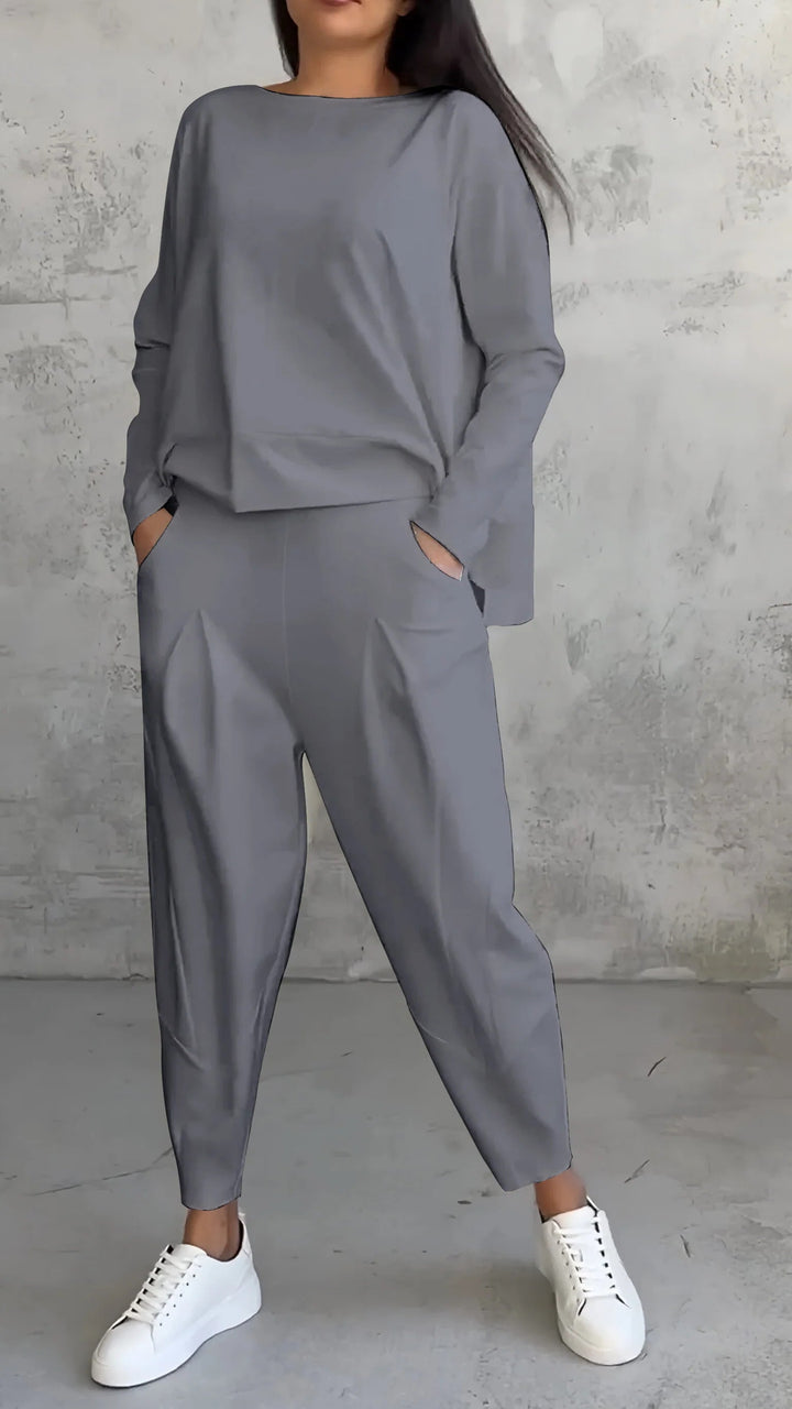 Jordyn™ - Crew Neck Long Sleeve Leisure Suit