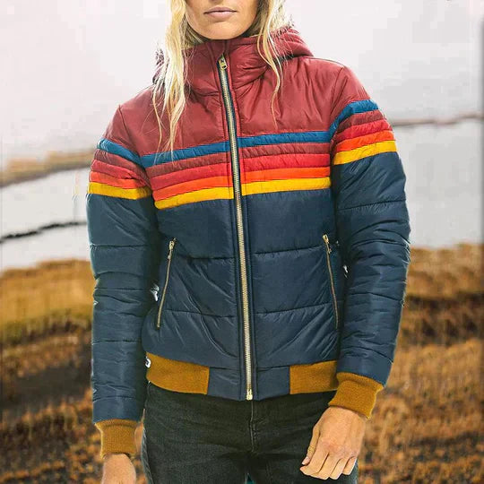 Roswitha™ - Retro Faux Fur Parka with Hood for Women