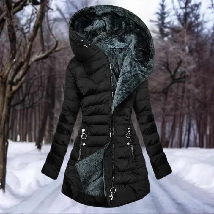 Senna™ – Elegant Plush Coat for Women