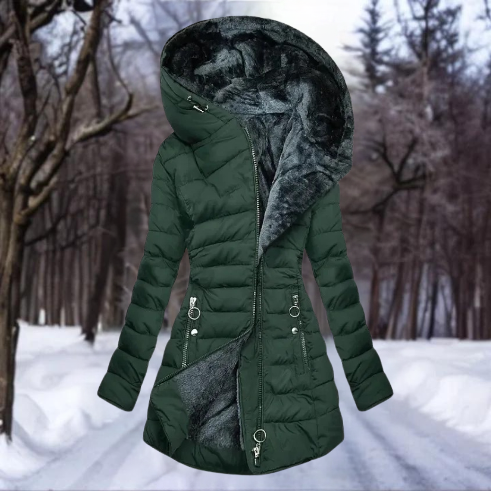 Senna™ – Elegant Plush Coat for Women