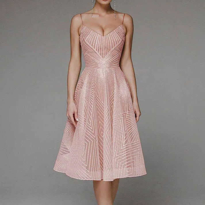 Loren™ - Elegant Dress with Open Back