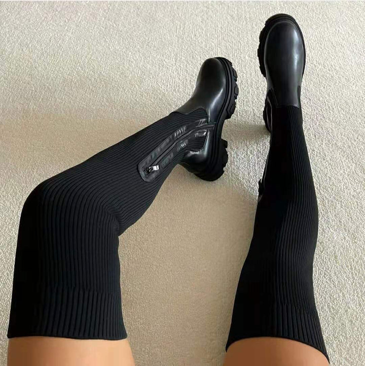 Genevra™ – Elegant Knee-High Boots