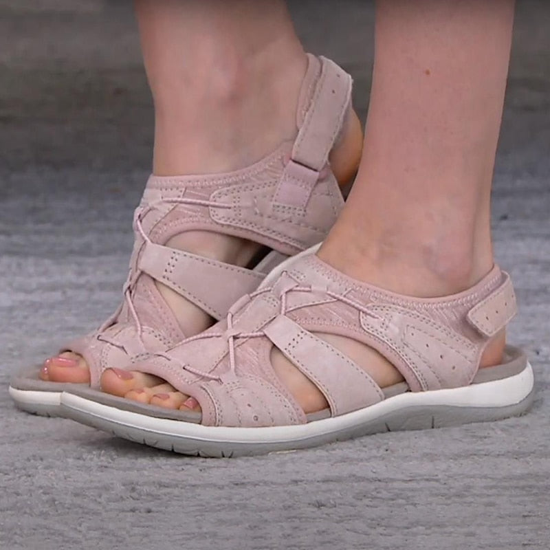 Liora™ - Stylish Adjustable Summer Shoes with Arch Support