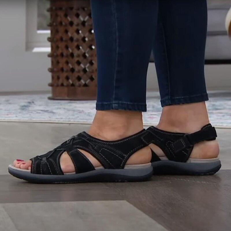 Liora™ - Stylish Adjustable Summer Shoes with Arch Support