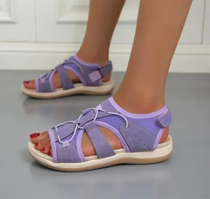 Liora™ - Stylish Adjustable Summer Shoes with Arch Support