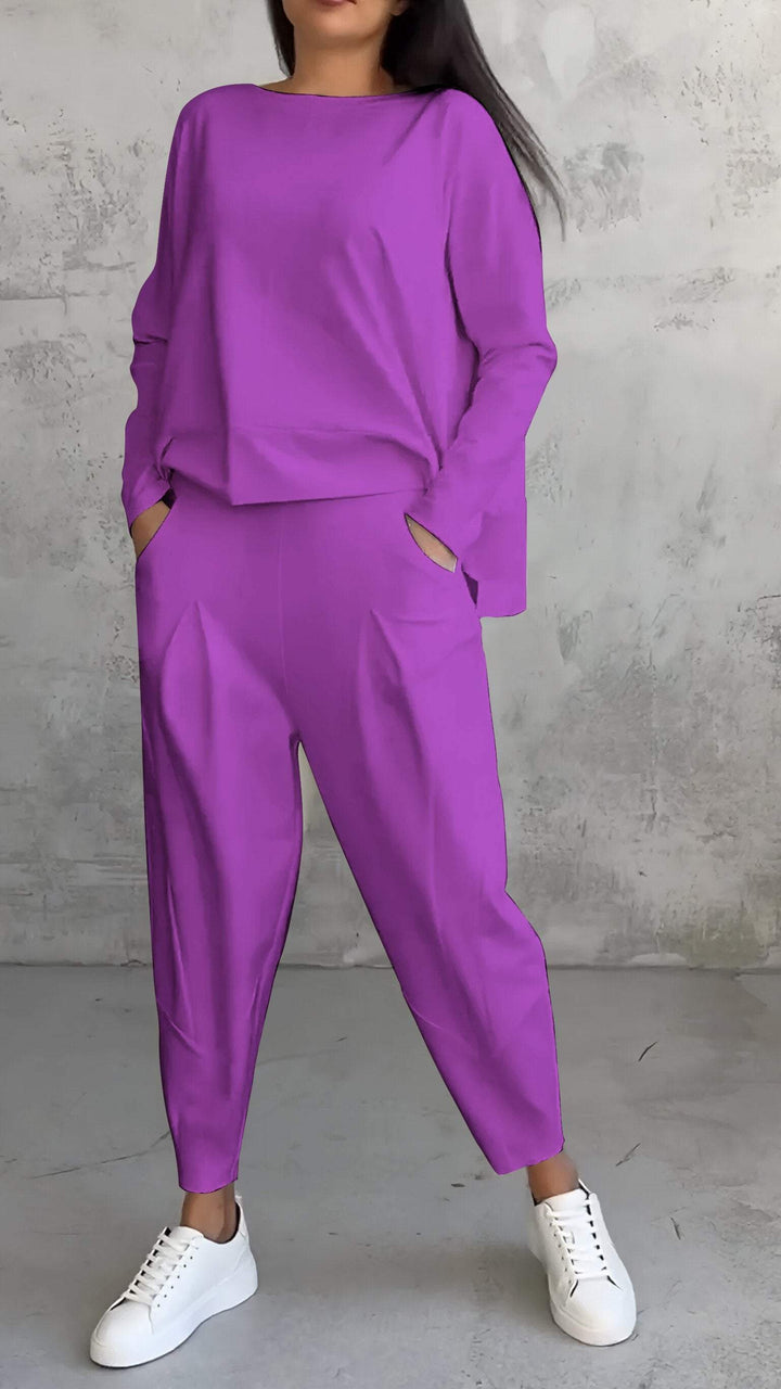 Jordyn™ - Crew Neck Long Sleeve Leisure Suit