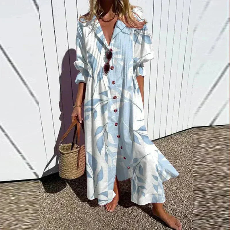 LINA | TUMMY COVERING BOHO DRESS