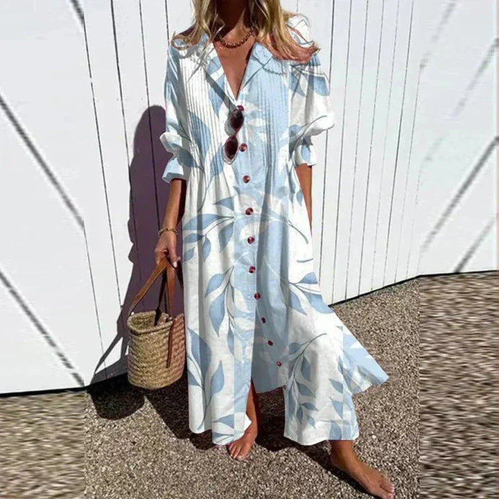LINA | TUMMY COVERING BOHO DRESS
