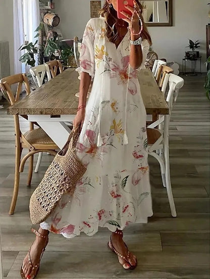 Beatrice - Boho Tummy Covering Dress