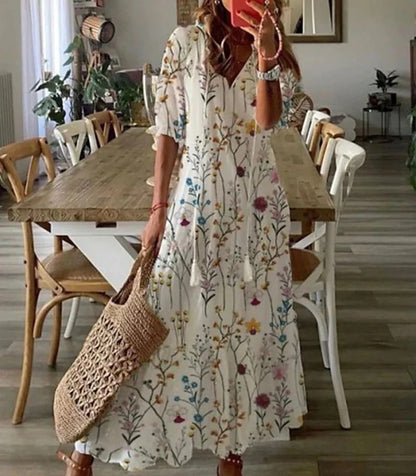 Beatrice - Boho Tummy Covering Dress