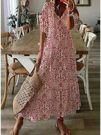 Beatrice - Boho Tummy Covering Dress