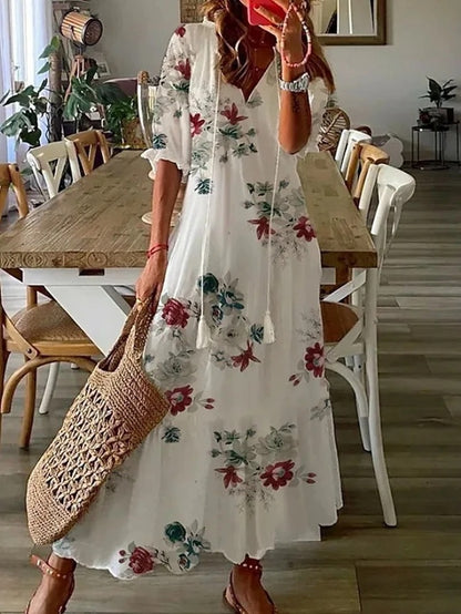 Beatrice - Boho Tummy Covering Dress