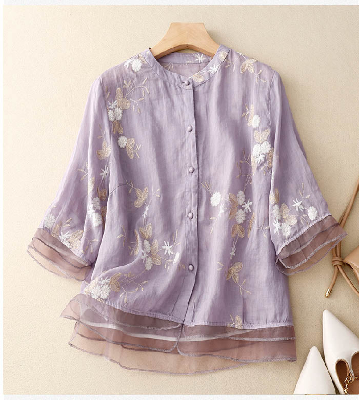 Eloise™ - Embroidered Blouse